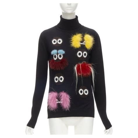 fendi monster sweater women& 39|Fendi polo bodysuit.